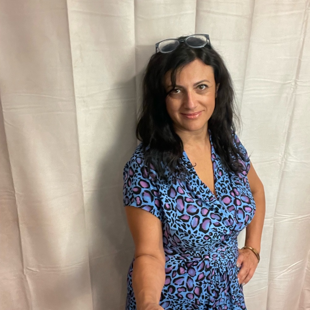 NWT Maxi dress with wrap waist - very flattering! Size XL.